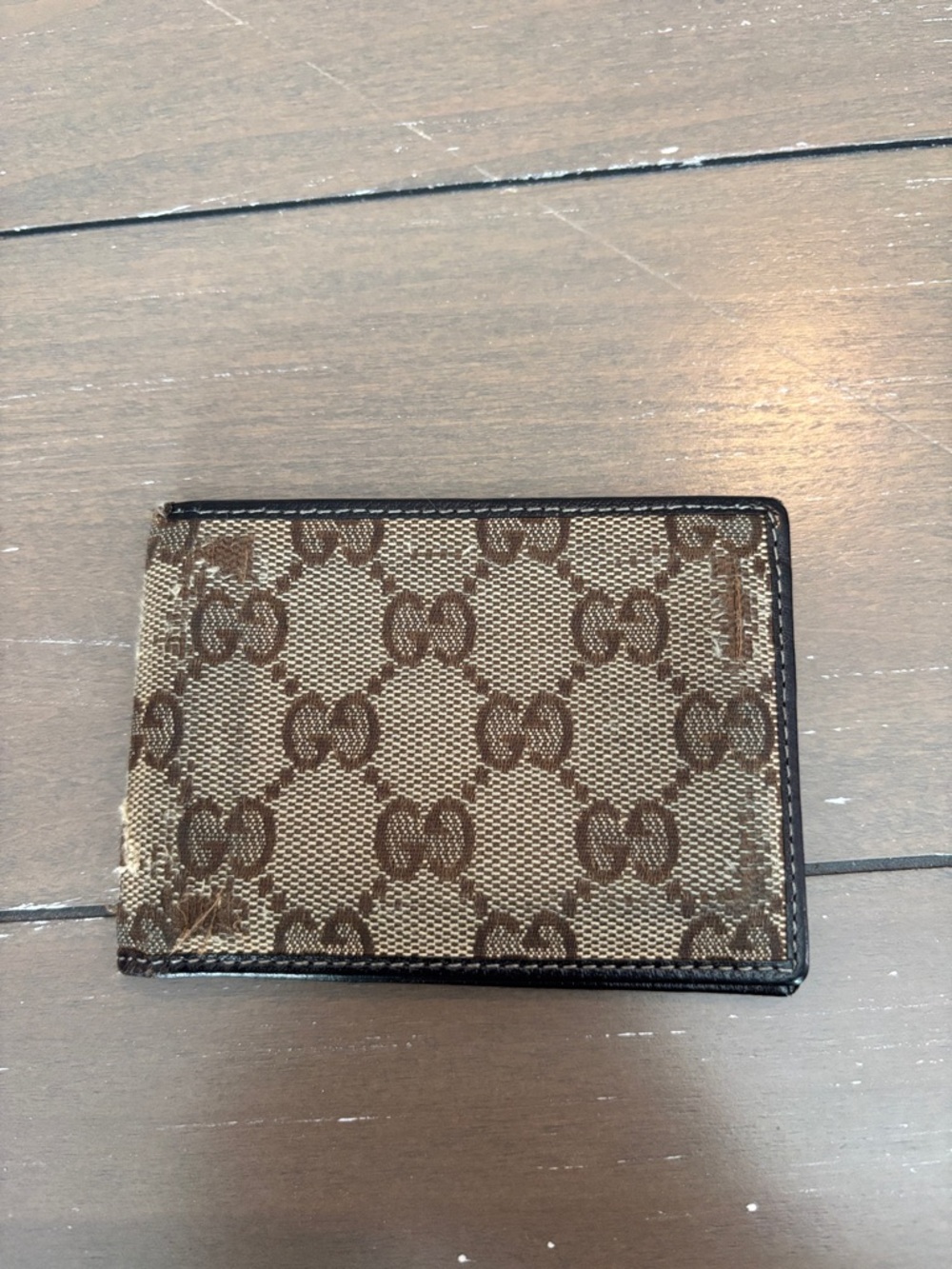 Gucci-Men’s Brown Card Holder Wallet